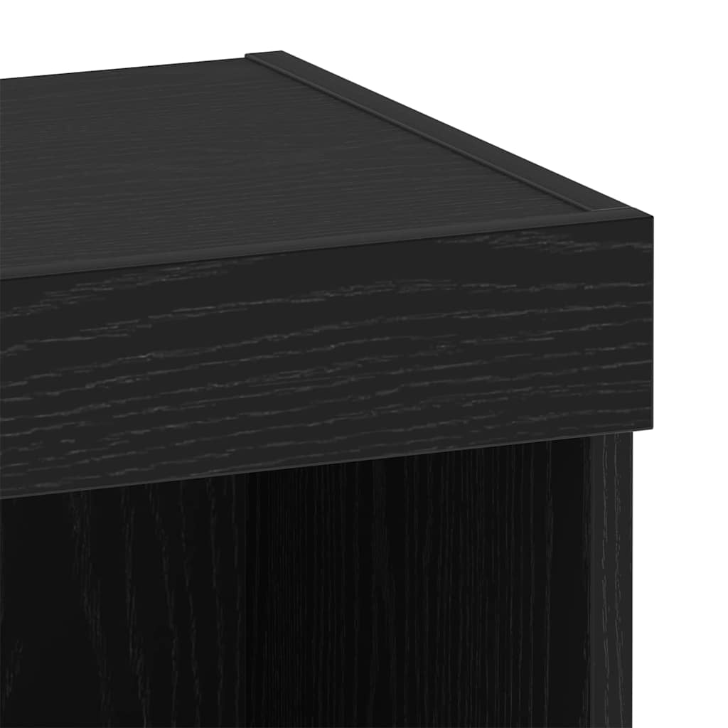 TV Cabinet Black oak 40 x 30 x 30 cm Engineered Wood